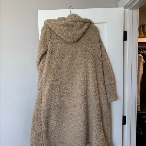 Cozy Tan Teddy Coat - Picture 2 of 4